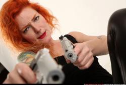 Zora Dual Pistols Pose 1